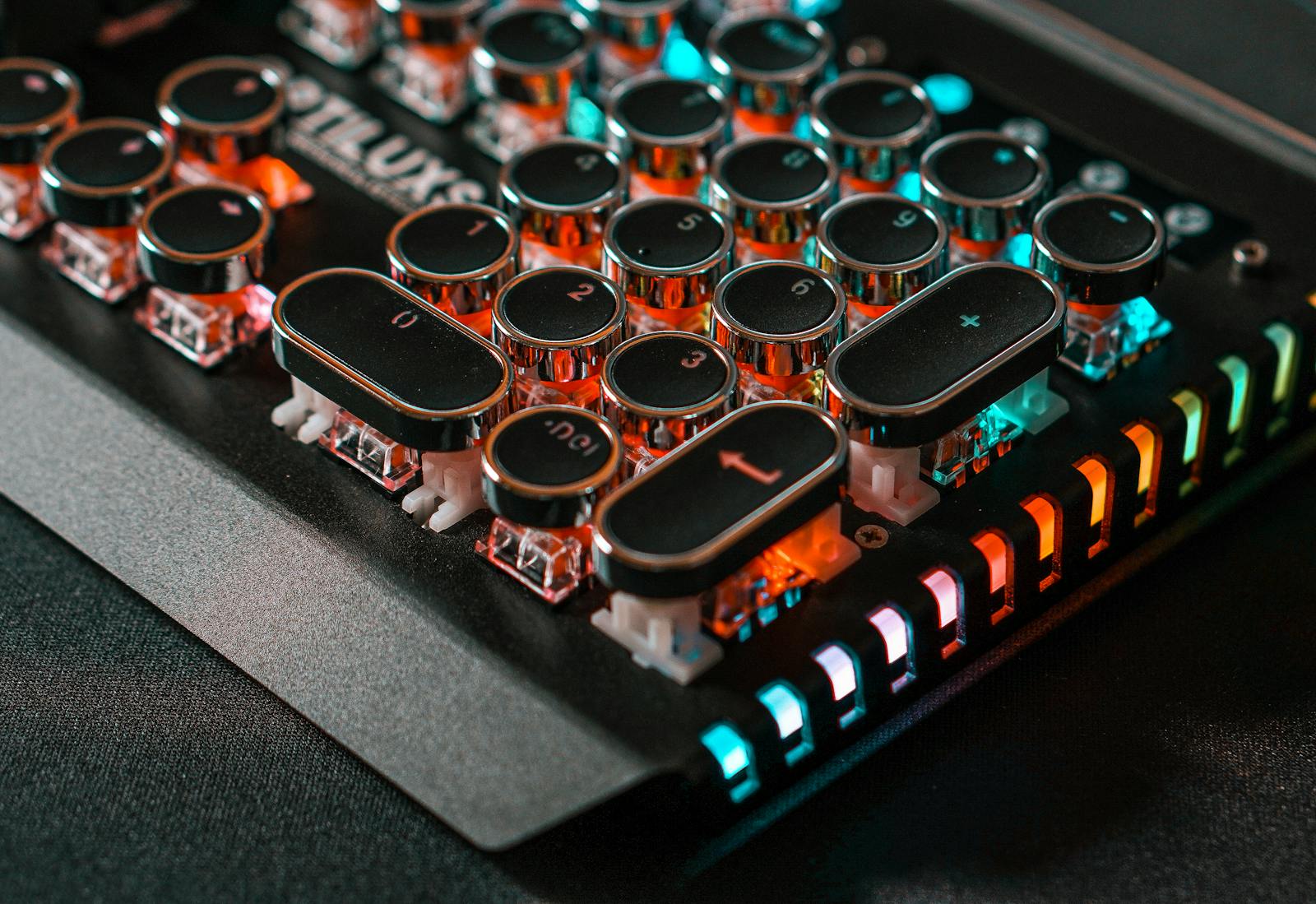 Machined metal keycap.